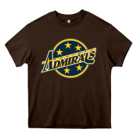 Chocolate Brown norfolk admirals Heavy Core Tee - linhVisuals