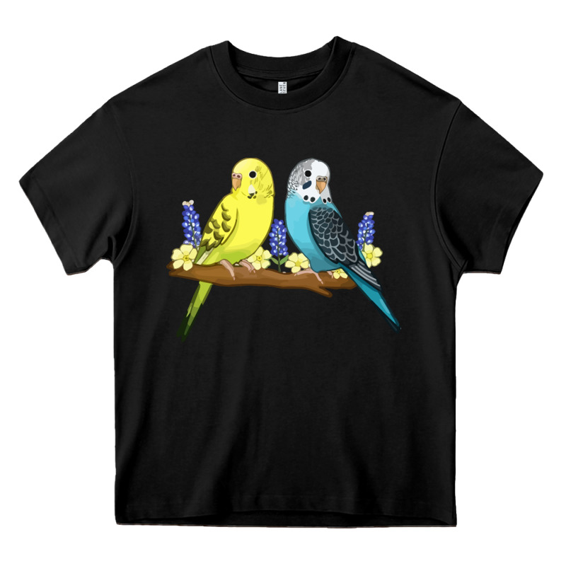 Cute Budgies Heavy Core Tee by linhVisuals | Teevron