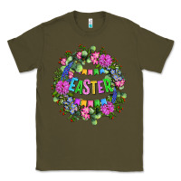 Army Green Easter Day Flower Easter Classic Tee - OliviaCreatesArt
