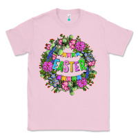 Bubblegum Pink Easter Day Flower Easter Classic Tee - OliviaCreatesArt