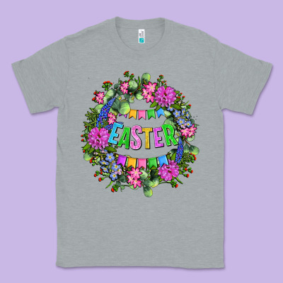 Easter Day Flower Easter Classic Tee Designed By Oliviacreatesart