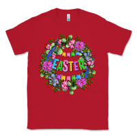 Red Easter Day Flower Easter Classic Tee - OliviaCreatesArt