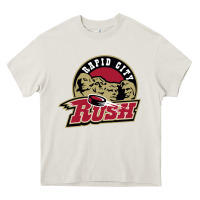 Cream rapid city rush Heavy Core Tee - linhVisuals