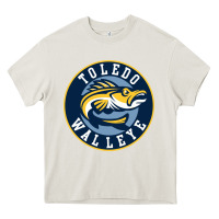 Cream toledo walleye Heavy Core Tee - linhVisuals