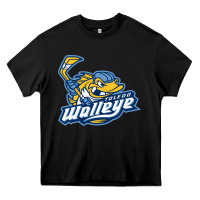 Black toledo walleye Heavy Core Tee - linhVisuals