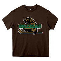 Chocolate Brown utah grizzlies Heavy Core Tee - linhVisuals