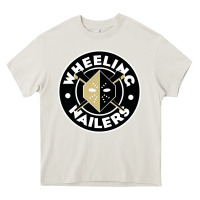 Cream wheeling nailers Heavy Core Tee - linhVisuals