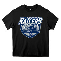 Black worcester railers Heavy Core Tee - linhVisuals