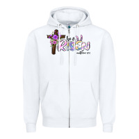 White easter he is risen matthew 28 6 Zipper Hoodie - Jasminsmagicworld
