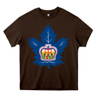 Chocolate Brown toronto marlies Heavy Core Tee - linhVisuals