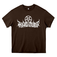 Chocolate Brown thy art is murder Heavy Core Tee - linhVisuals