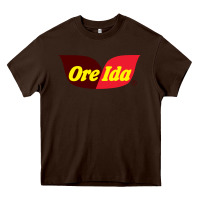 Chocolate Brown Ore-Ida Heavy Core Tee - linhVisuals