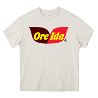 Cream Ore-Ida Heavy Core Tee - linhVisuals