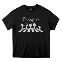 Black peanuts Heavy Core Tee - linhVisuals