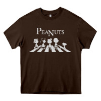 Chocolate Brown peanuts Heavy Core Tee - linhVisuals