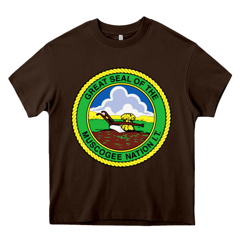 Great Seal Of The Muscogee Nation Heavy Core Tee by linhVisuals | Teevron