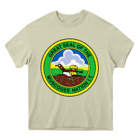Mossy great seal of the muscogee nation Heavy Core Tee - linhVisuals