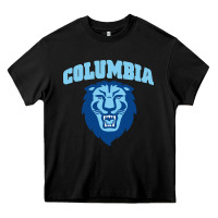 Black columbia university Heavy Core Tee - linhVisuals