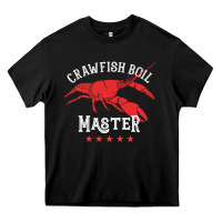 Black 5 stars crawfish boil master big red lobster Heavy Core Tee - linhVisuals