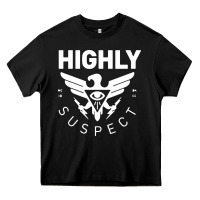 Black highly suspect 2022 Heavy Core Tee - linhVisuals