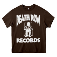 Chocolate Brown #death row record Heavy Core Tee - linhVisuals