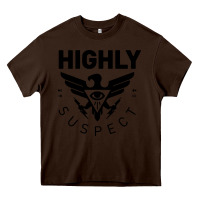 Chocolate Brown highly suspect 2022 Heavy Core Tee - linhVisuals