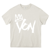 Cream KING VON MERCH Heavy Core Tee - linhVisuals
