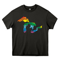Asphalt all michigan great lakes rainbow colors Heavy Core Tee - linhVisuals