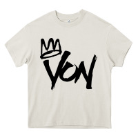 Cream KING VON Heavy Core Tee - linhVisuals