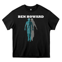 Black Ben Howard Heavy Core Tee - linhVisuals