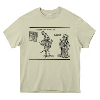 Doctor Faustus Vintage Illustration Design Heavy Core Tee | Teevron