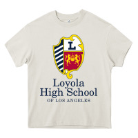 Cream loyola high school los angeles Heavy Core Tee - linhVisuals