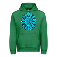 Emerald turquoise gemstone jewelny Urban Hoodie - RanaPortraitStore