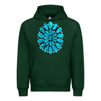 Forest Green turquoise gemstone jewelny Urban Hoodie - RanaPortraitStore