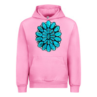 Fuchsia Pink turquoise gemstone jewelny Urban Hoodie - RanaPortraitStore