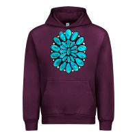 Mauve Wine turquoise gemstone jewelny Urban Hoodie - RanaPortraitStore
