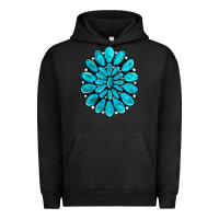 Pigment Black turquoise gemstone jewelny Urban Hoodie - RanaPortraitStore