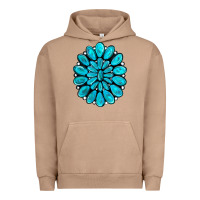 Pigment Burro turquoise gemstone jewelny Urban Hoodie - RanaPortraitStore