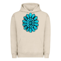 Pigment French Oak turquoise gemstone jewelny Urban Hoodie - RanaPortraitStore