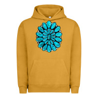 Pigment Peanut Butter turquoise gemstone jewelny Urban Hoodie - RanaPortraitStore