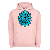 Pigment Salmon turquoise gemstone jewelny Urban Hoodie - RanaPortraitStore