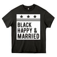 Asphalt black happy & married funny wedding gifts Heavy Core Tee - linhVisuals