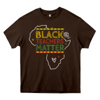 Chocolate Brown black teacher matters african american pride dashiki black history mon Heavy Core Tee - linhVisuals