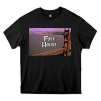 Black f u l l h o u s e Heavy Core Tee - linhVisuals