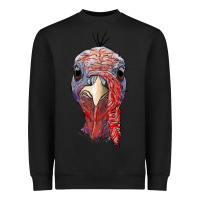 Black gobble face Heavyweight Sweatshirt - RanaPortraitStore