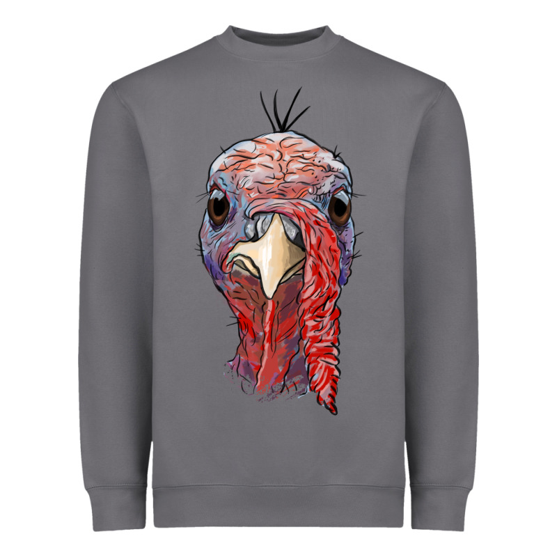 Gobble Face Heavyweight Sweatshirt by RanaPortraitStore | Teevron