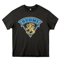 Asphalt faded style suomi finland lion design Heavy Core Tee - linhVisuals