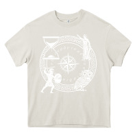 Cream the four stoic virtues   stoicism Heavy Core Tee - linhVisuals