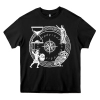 Black the four stoic virtues   stoicism Heavy Core Tee - linhVisuals