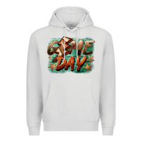 Dove Grey game day  lightning football Premium Hoodie - BarkalooDesign